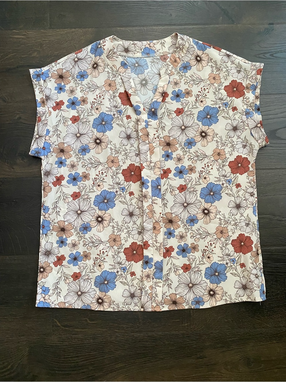 SHEIN Boho floral blouse Size L